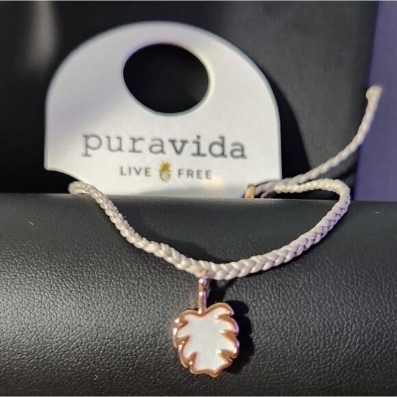 Pura Vida .925 Jewelry Bundle Anklet Bracelets and Rings w Dust Bag Lot #1 9PCS - Picture 9 of 16